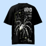 Glitch Spider Glitched Colourful Oversized T-Shirt